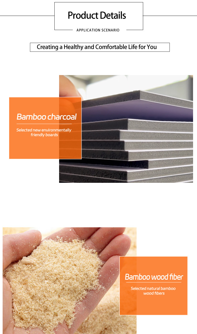 Simulated Metal Bamboo Charcoal Fiber Board Sound Absorbing