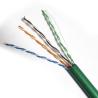 Buy cheap LSZH UTP 100MHz 24 AWG Cat 5e Cable 1000ft Green High Sped Network Cable from wholesalers