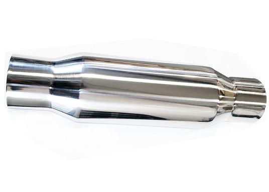 Buy cheap Inlet Outlet 3.5" Length 18" Car Exhaust Resonator from wholesalers