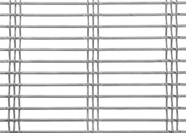 Buy cheap Stainless Steel Crimped Woven Wire Mesh Fence With Square Hole 0.4 -12mm from wholesalers