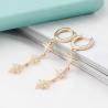Buy cheap Gold Plated 925 Silver Brazilian Starburst Long Dangle Hoop Earrings for Women from wholesalers