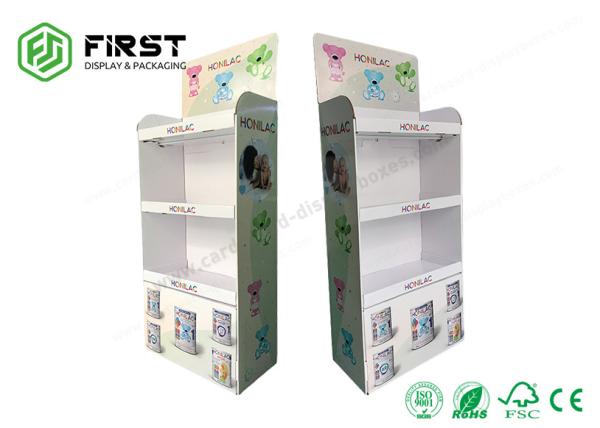 Buy cheap Custom Made Cardboard Display Retail Promotion Corrugated Floor Paper Display Stand For Supermarket from wholesalers