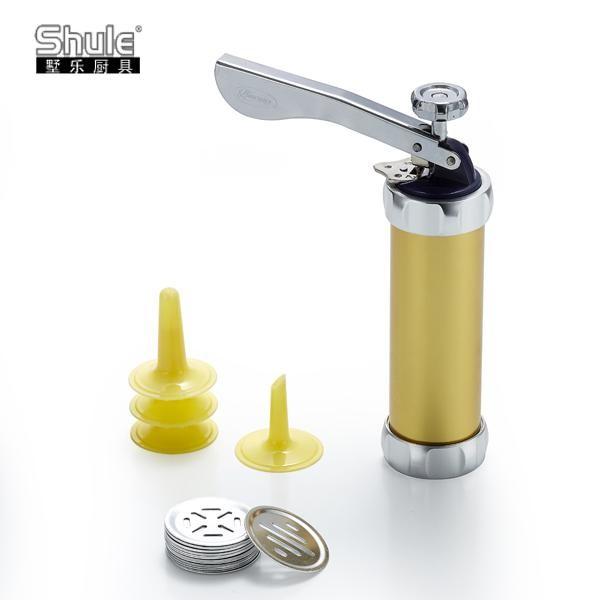 Buy cheap Shule Cookie Press Machine 15*6*21CM Sustainable With Twenty Aluminum Cookie Dies from wholesalers