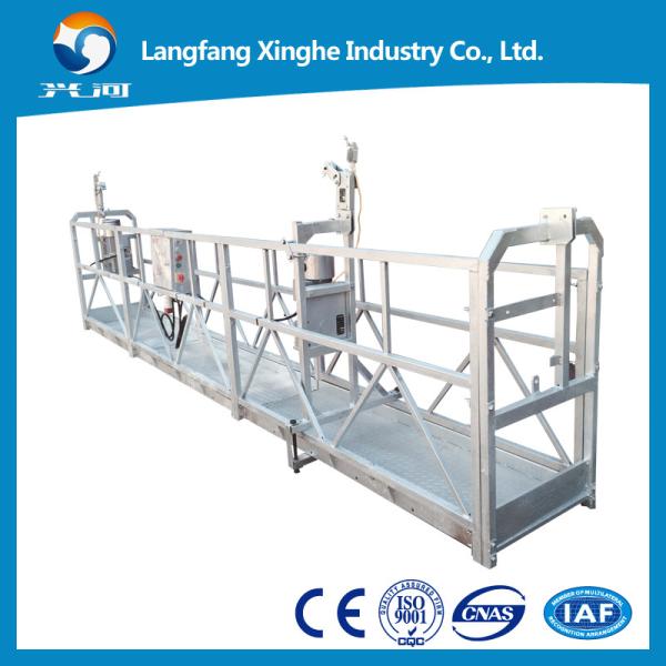 Buy cheap ZLP Mobile scaffolding platform / rope suspended platform / hanging gondola for cleaning from wholesalers