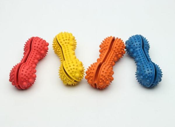 Buy cheap Durable Chew Treat Rubber Chew Toys Treat Dispensing Dog Toys 160g Weight from wholesalers