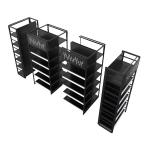 Customized Supermarket Shop Shelving Retail Store Metal Display Stand Racks
