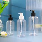 Gold Cap Packaging Cosmetic Essence Bottle For Facial Cleanser