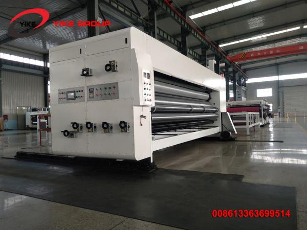 Jumbo Type Chain Feeder Flexo Printing Slotting Machine For Corrugated Carton