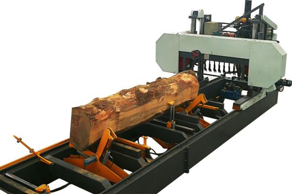 Buy cheap 1500mm Large Sawmill Hydraulic Bandsaw Machine Horizontal Wood Band Saw Mill from wholesalers