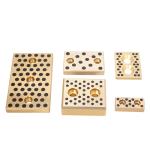Shock Resistance Oil Lubricated Brass Bearing Bushing Up To 300.C DIN 1850