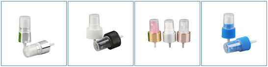 Black Plastic PP Lotion Dispenser Pump Ribbed Surface 24mm 28mm