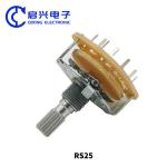 Buy cheap RS25 Industrial Potentiometer Rotary Switches 2 Pole 4 Position from wholesalers