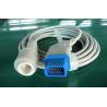 Buy cheap Compatible Nihon Kohden Pressure Transducer Cable Abbott TPU Cable 14P To 4P from wholesalers