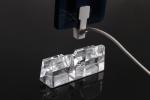 COMER desk mounting 8port anti theft alarm display stand phone for mobile anti