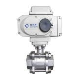 Stainless Steel 1000wog Screw Type Ball Valve With Electric Actuator