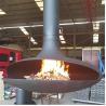 Buy cheap carbon fireplace hotels hanging burning stove forwood indoor fireplace suspended stove contemporary steel from wholesalers