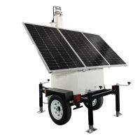 Buy cheap Reliable US Standard Solar Surveillance Trailer With 19ft 20ft Mast product