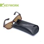Beautifully Textured Black PU Leather EVA Eyewear Case Unisex Sunglasses
