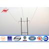 Buy cheap 138 KV Anti Corrosion Conical Steel Utility Pole With 30000m Aluminum Conductor from wholesalers