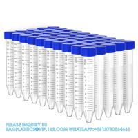 Buy cheap Centrifuge Tubes 15mL, Conical Tubes Sterile 50 PCS, Polypropylene, Leak-Proof product