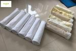500g 550GSM Industrial Polyester Filter Bag For Cement Plants