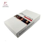 350gsm White Cardboard Weave Hair Packaging Box , Lid And Base Box