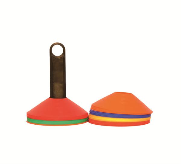 Buy cheap Training Football Kids Sports Cones Disc Cones With Carry Bag And Holder from wholesalers