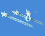 Push mount cable tie