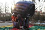 Giant Inflatable Skull Entrance Halloween Decoration Inflatable Devil Skeleton