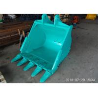 Buy cheap OEM Excavator Rock Bucket Two Layer Gusset Plate With Pins Brushing Strong product