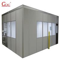 Buy cheap 100m2 18pcs FFU Modular Prefab Cleanroom Systems product