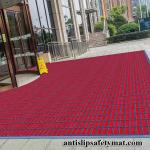 Outdoor Commercial Entryway Door Mat Interlocking Tiles Design 1.6 CM