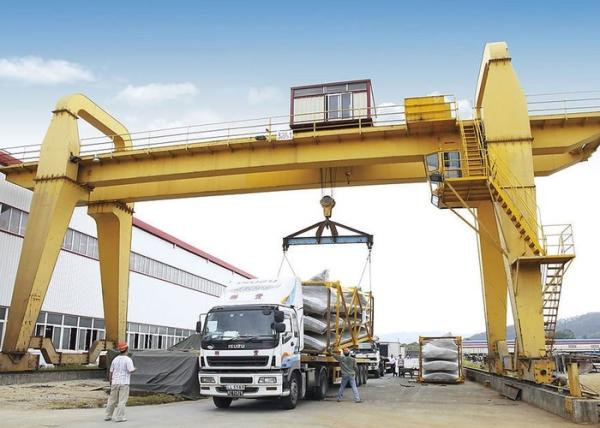 Buy cheap Large Span Compact 10 Ton Gantry Crane Hoist Box Type Harbor Freight Gantry Crane from wholesalers