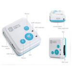 Mini personal kids/children key chain gps tracker necklace bracelet wearing with