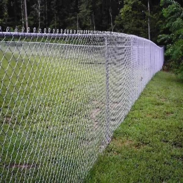 Buy cheap Hdg 50g/M2 Metal Galvanized Chain Link Fence For Railway Highway from wholesalers