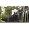 Buy cheap Customized Black Zinc Steel Metal Garrison Fence Panels Maintenance Free from wholesalers