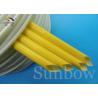Buy cheap Fray resistant Saturated Silicone Fiberglass Sleeving , heat proof cable sleeve from wholesalers