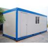 Buy cheap 50mm Rockwool Sandwich Panel 20ft Flat Pack Shipping Container from wholesalers
