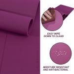Soft Natural Fitness Yoga Mat / Cool Toxic Free Lightweight Yoga Mat