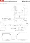 New arrival meanwell NES-35-12 12V 3A meanwell 12V 36w Single Output Switching