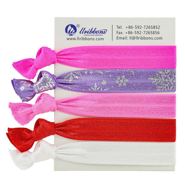 Buy cheap Spandex Colorful Girls Hair Polyester Spandex Elastic Band Bracelets from wholesalers