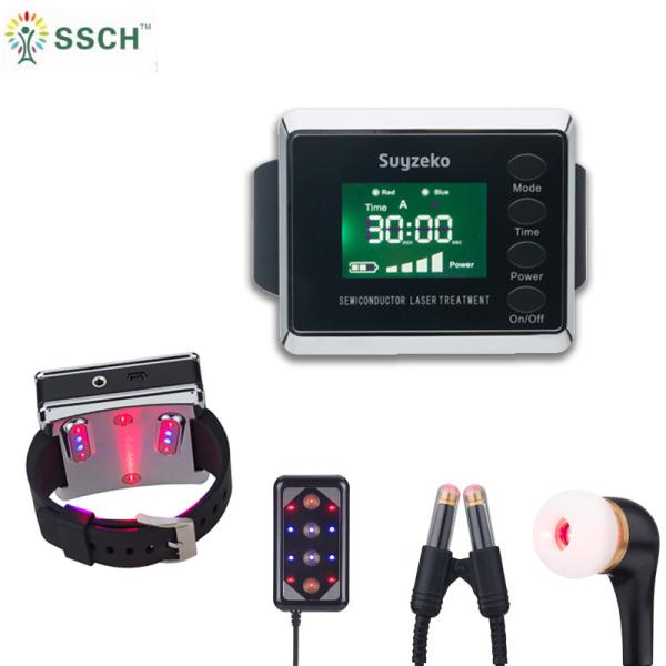 Buy cheap Tension Relief Low Level 650nm 450nm Laser Therapy Wrist Watch from wholesalers