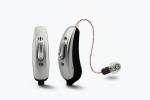 Gray BTE Hearing Aids With Bluetooth Vigor 402 Digital Hearing Amplifier