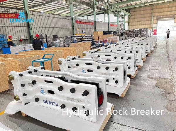 Buy cheap Chisel 165mm Wide Hydraulic Hammer Breaker Box Type For 30 Ton 35 Ton 40 Ton Excavator from wholesalers