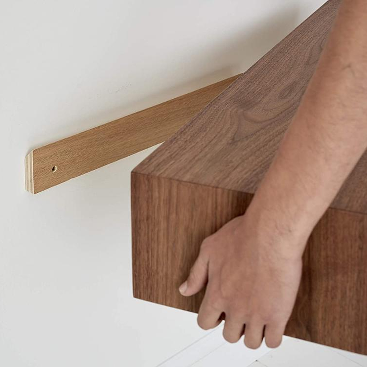 Classic Design Bamboo Wooden Storage Shelf Rack for Home Organization 46.5*30*21.4cm