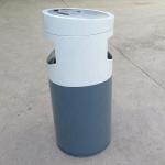 Outdoor Public Steel Garbage Can Park Street Metal Recycling Waste Trash Bin