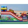 Buy cheap Popular Commercial Slip N Slide , Outdoor Inflatable Water Slide PVC 0.55mm Tarpaulin from wholesalers