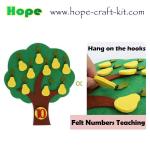 Felt DIY Material Kids Toddler Children Numbers Education Kits Teaching Aids