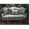 Buy cheap Wooden Frame Upholstery Antique Sofa Set from wholesalers