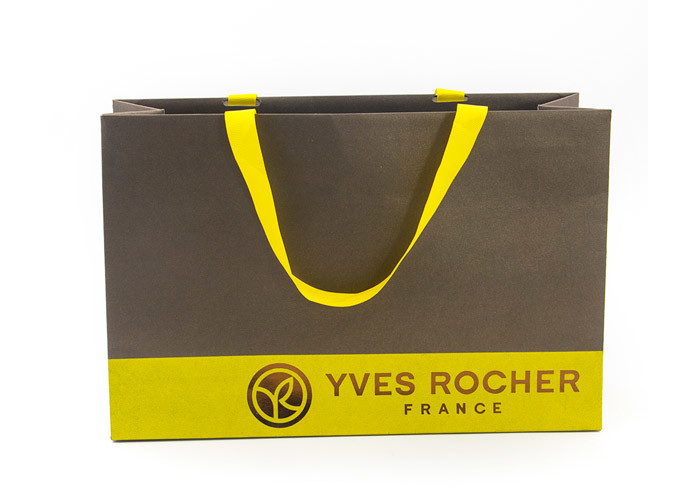Unique Personalized Kraft Paper Gift Bags With Handles Fashionable Looking